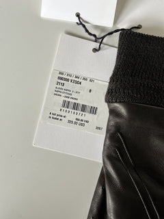NWT $650 Bottega Veneta Women's Leather Gloves Brown Size 8  (L) Italy 690300