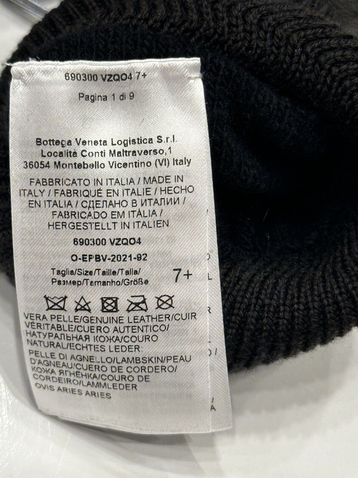 Neu mit Etikett: 650 $ Bottega Veneta Damen-Lederhandschuhe Braun Größe 7,5 (M) Italien 690300 