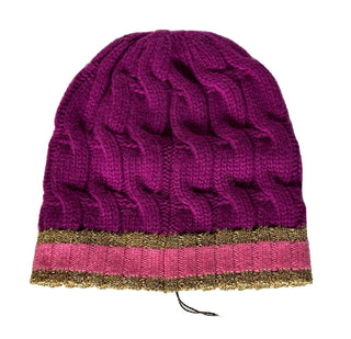 NWT Gucci Knit Wool/Cashmere Magenta/Pink Beanie Hat Medium (57 cm) Italy 544546