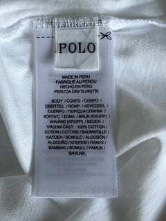 NWT $78 Polo Ralph Lauren Флаг США Белая футболка с короткими рукавами Топ Средний