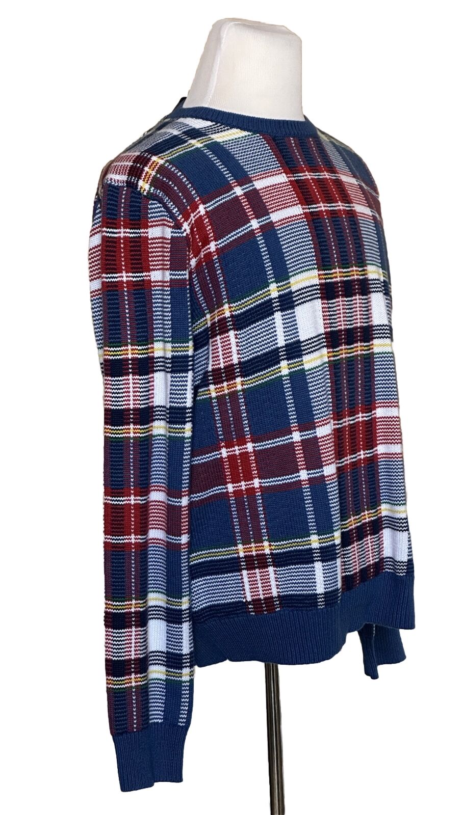 NWT $398 Polo Ralph Lauren Men's Knit Cotton Sweater Multicolor Large