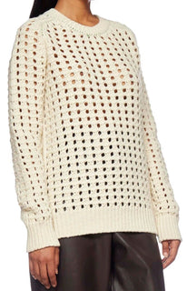 NWT $1350 Женский шерстяной свитер открытой вязки Bottega Veneta XS Италия 670133