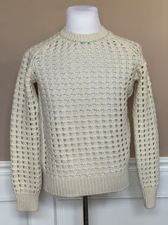 NWT $1350 Женский шерстяной свитер открытой вязки Bottega Veneta XS Италия 670133
