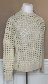 NWT $1350 Женский шерстяной свитер открытой вязки Bottega Veneta XS Италия 670133