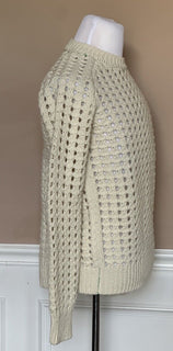 NWT $1350 Женский шерстяной свитер открытой вязки Bottega Veneta XS Италия 670133