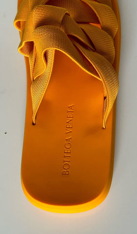 NIB $790 Bottega Veneta Intrecciato Starfish Tangerine Sandals 9 US (42) 651402