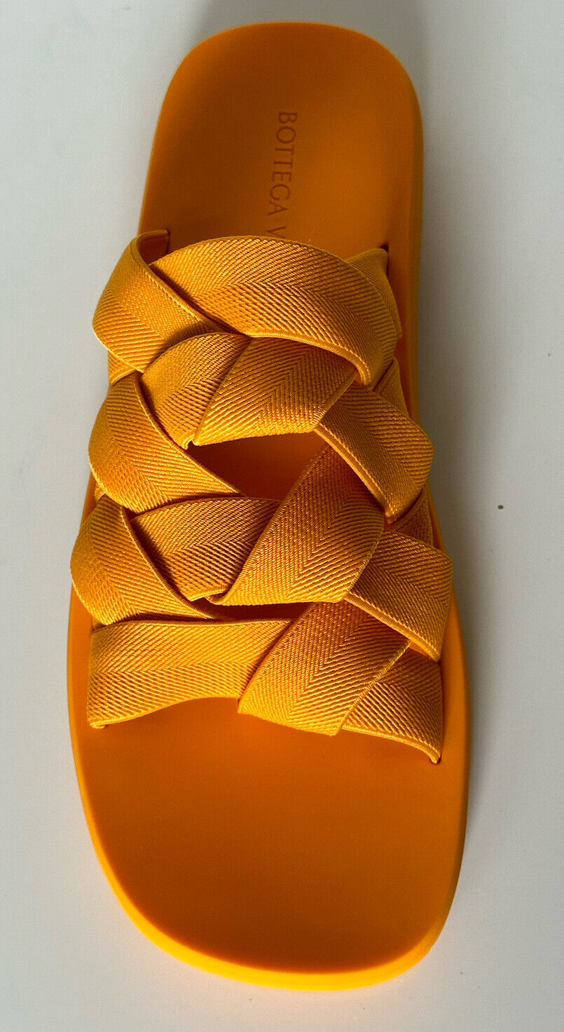 NIB $790 Bottega Veneta Intrecciato Starfish Tangerine Sandals 12 US (45) 651402
