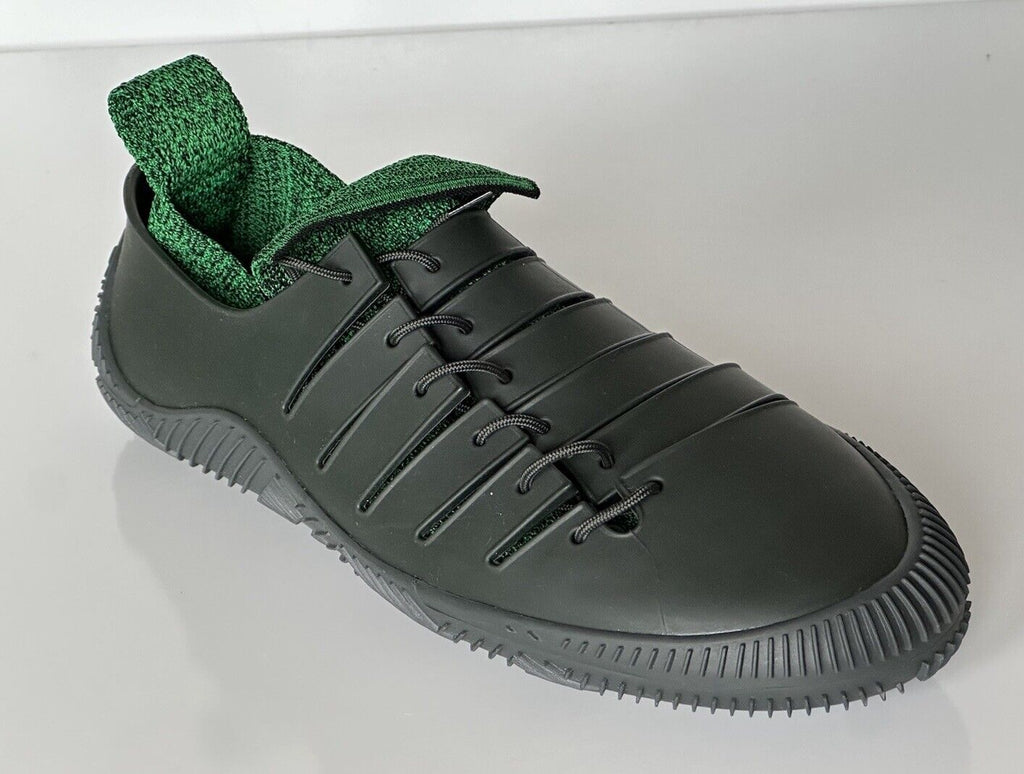 NIB 750 долларов США Bottega Veneta Tech Knit Rubber Green Climber Кроссовки 9 США 658725 IT 