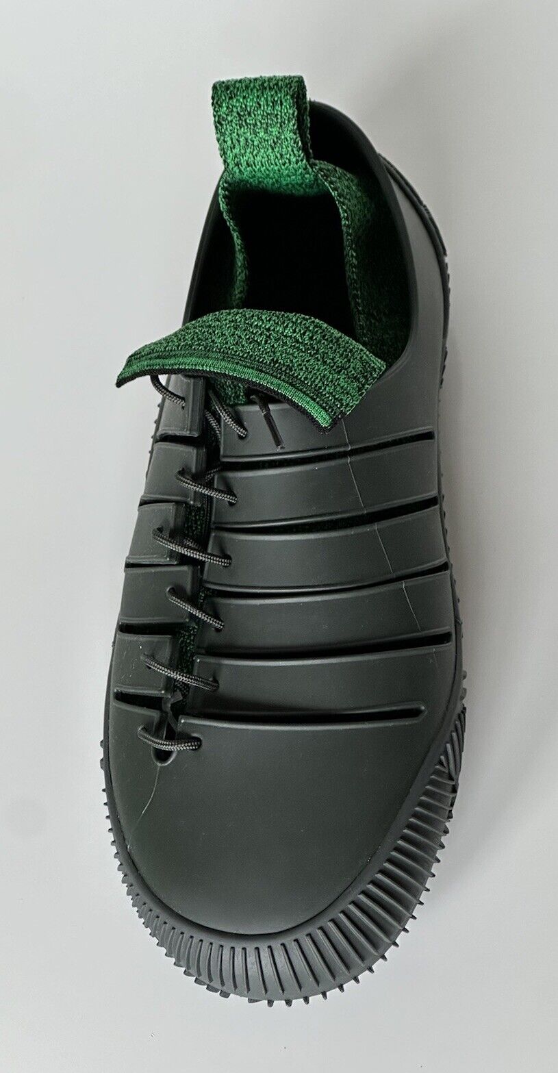 NIB 750 долларов США Bottega Veneta Tech Knit Rubber Green Climber Кроссовки 9 США 658725 IT 