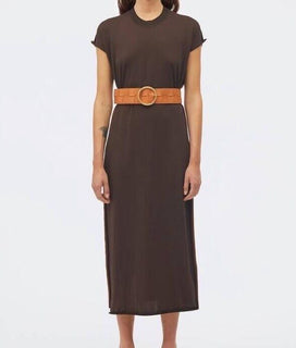NWT $850 Bottega Veneta Intrecciato Nappa Leather Clay Belt 36/90 IT 577933