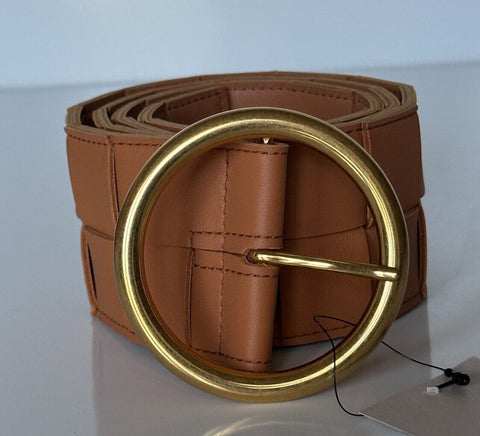 NWT $850 Bottega Veneta Intrecciato Nappa Leather Clay Belt 36/90 IT 577933