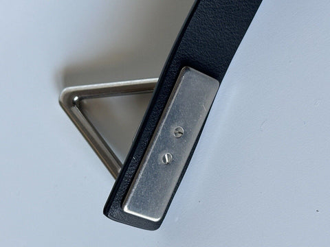 NWT $920 Bottega Veneta Spazzolato Adjustable Leather Black Belt 32/80 IT 685802