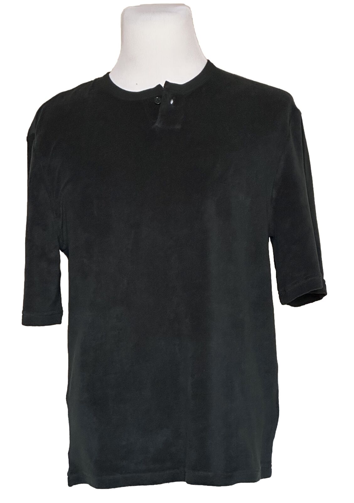 Neu mit Etikett: 550 $ Bottega Veneta Herren-T-Shirt aus Frottee-Jersey Grün XL Italien 656849