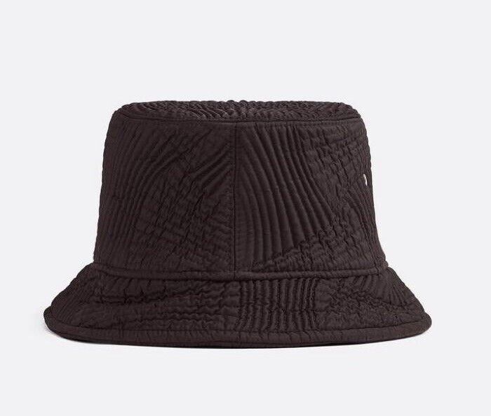 NWT $850 Bottega Veneta Intrecciato с узором Нейлоновая панама Коричневая L IT 708696 