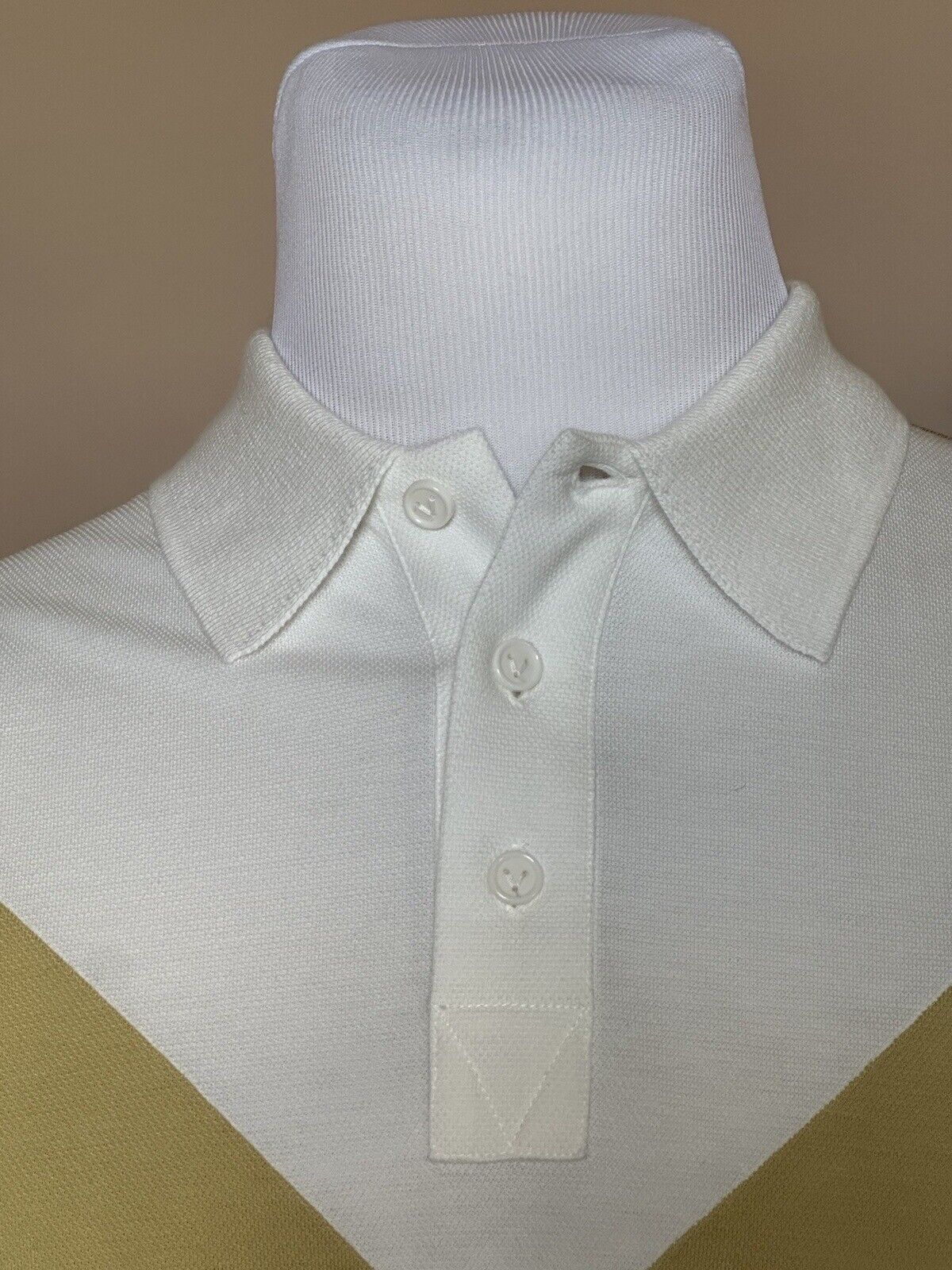 NWT $700 Bottega Veneta Men’s Cotton Piquet Polo Shirt M (Oversized Fit) 704205