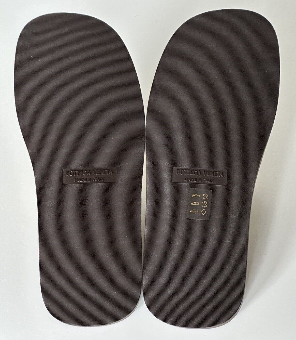 NIB $760 Bottega Veneta Calf Leather Mens Sandals Shoes Sea Salt 10 US 651420
