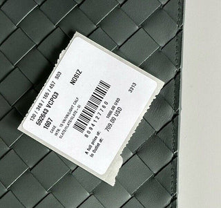 NWT $1000 Кожаный чехол Bottega Veneta Intrecciato Slate 592643 Италия 
