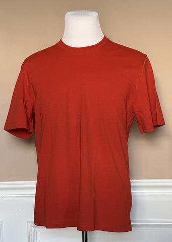NWT $440 Bottega Veneta Sunrise Light Cotton Men’s T-shirt Red L Italy 649055