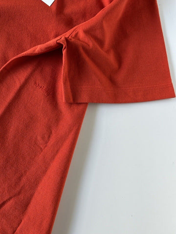 Neu mit Etikett: 440 $ Bottega Veneta Sunrise Light Cotton Herren-T-Shirt Rot L Italien 649055