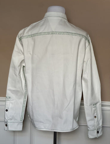 NWT Bottega Veneta Oversized Heavy Cotton Twill Shirt White 40 US (50 Eu) 687766