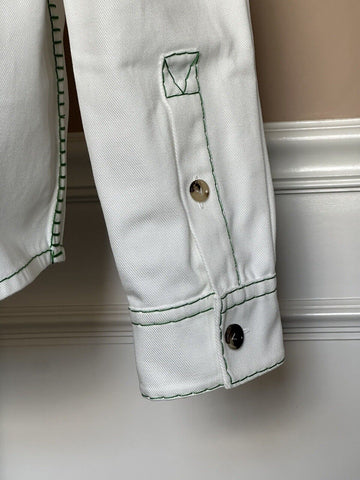 NWT Bottega Veneta Oversized Heavy Cotton Twill Shirt White 40 US (50 Eu) 687766