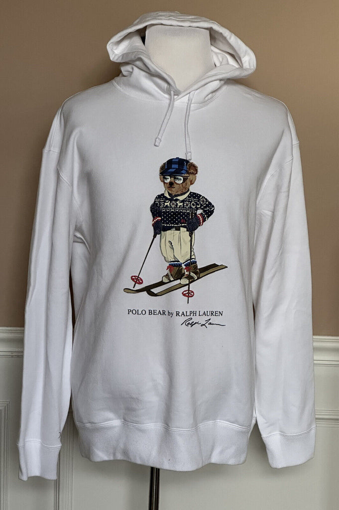 Толстовка с медвежонком и длинными рукавами Polo Ralph Lauren за 188 долларов (NWT) и худи белого цвета 3XB/3TG 
