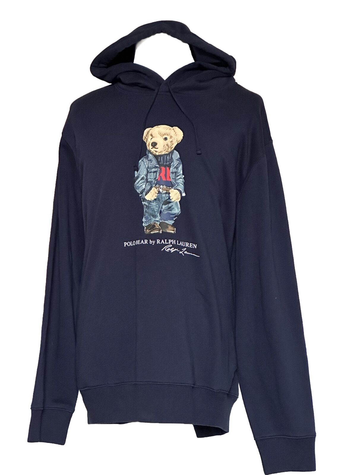 Neu mit Etikett: Polo Ralph Lauren Bären-Sweatshirt mit Kapuze, Blau, 2XL/2TTG 