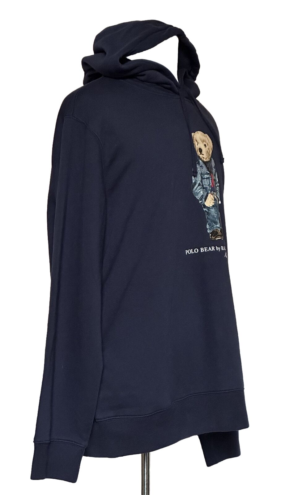 NWT $188 Polo Ralph Lauren Bear Sweatshirt with Hoodie Blue 2XL/2TTG