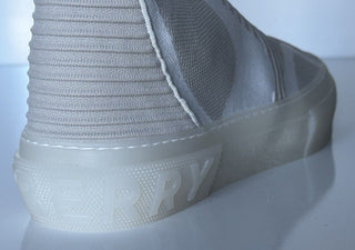 Мужские высокие кеды Burberry Vanilla Beige за 850 долларов США 12 США (45 ЕС) 8052334 IT 