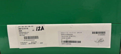 Мужские кроссовки Bottega Veneta Tech Knit Cane Sugar за 920 долларов США 8 США (41 ЕС) 690112 