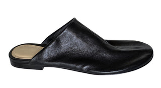 NIB $759 Bottega Veneta Black Napa Leather Slipper Sandals 10 US (40 Eu) 667185