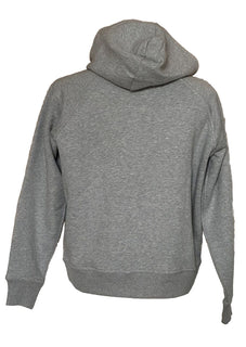NWT $920 Burberry Check Hoodie Cotton Zip Up Jacket Gray XL (Fits L) 8061557