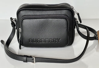 Burberry Small Leather Camera Shoulder Bag Black Made in Italy 8061569 NWT $1290