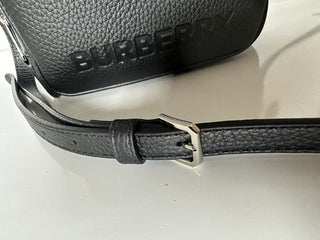 Burberry Small Leather Camera Shoulder Bag Black Made in Italy 8061569 NWT $1290