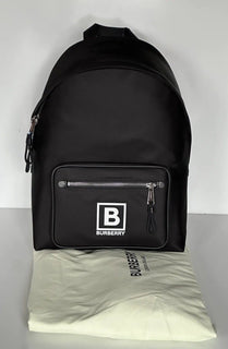 NWT $1250 Burberry Abbeydale Nylon Backpack Black 80653101