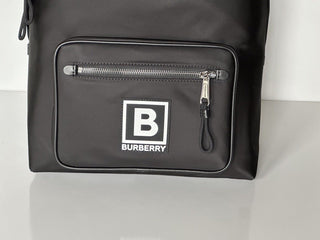 NWT $1250 Burberry Abbeydale Nylon Backpack Black 80653101
