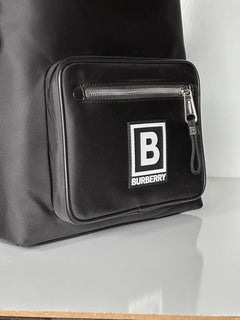NWT $1250 Burberry Abbeydale Nylon Backpack Black 80653101