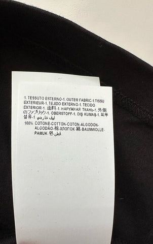 NWT $775 Versace Goddess Logo T-Shirt  6 US (40 Euro) Black 1A06529 Italy