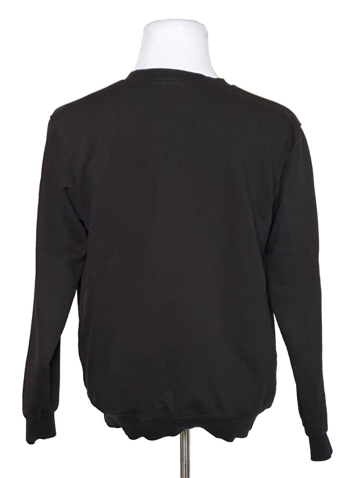 Roberto Cavalli Cotton Black Logo Sweater XL Made in Italy