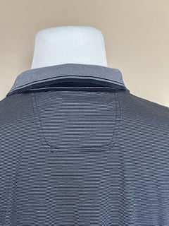Boss Hugo Boss Green Label Short Sleeve Striped Blue Polo T-Shirt XL