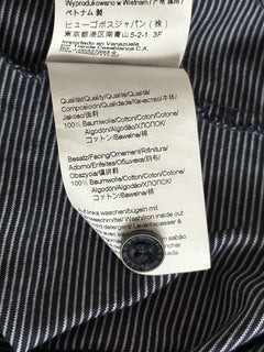 Boss Hugo Boss Green Label Short Sleeve Striped Blue Polo T-Shirt XL
