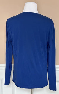 Boss Hugo Boss Green Label Logo Long Sleeve Blue T-Shirt L Made in Portugal
