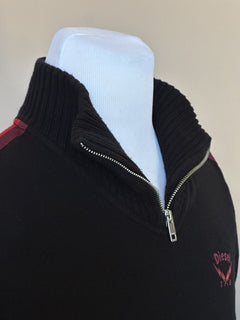 Diesel Men's Cotton Modern Sweater Black Large
