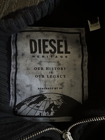 Diesel Men's Cotton Modern Sweater Black Large