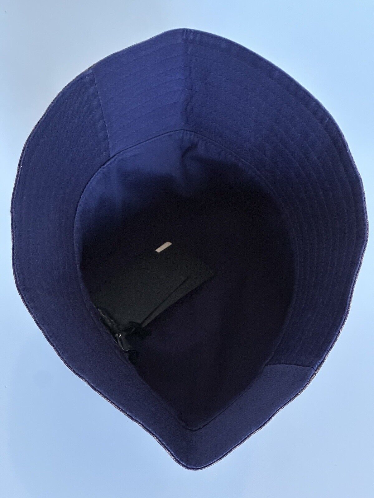 NWT $520 Fendi FF Woven Fabric Brown Bucket Hat Made in Italy Medium FXQ200