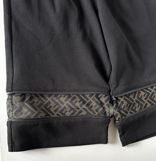 NWT $920 Fendi FF Casual Shorts Black Size 32US (48 Euro) FAB564 Italy