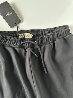 NWT $920 Fendi FF Casual Shorts Black Size 32US (48 Euro) FAB564 Italy