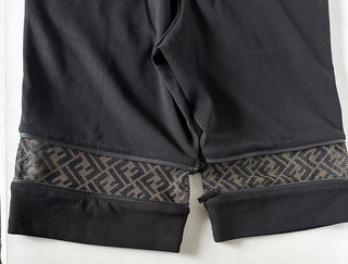 NWT $920 Fendi FF Casual Shorts Black Size 32US (48 Euro) FAB564 Italy