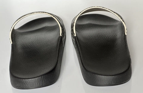 NIB Salvatore Ferragamo Groove Men's Rubber Slide Sandals Black 12 US 0729248 IT