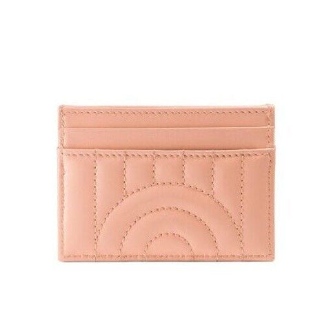 NWT Gucci Marmont GG Leather Card Case Pink Made in Italy 443127